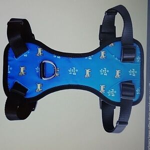 Life Is Good Rocket Dog Harness Royal Blue Yellow Black Plush Padded sz XS NEW…